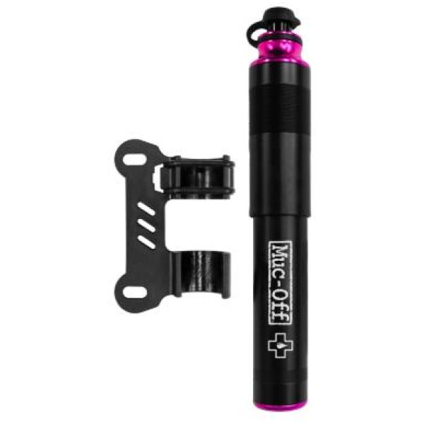 MUC-OFF - Mini pump AirMach 7,6 bar/110 psi Black/pink