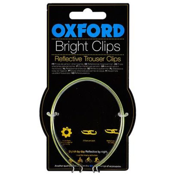 OXFORD Refleks klips gul, 2 stk