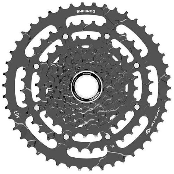 Shimano - Kassett CS-LG400 9 delt